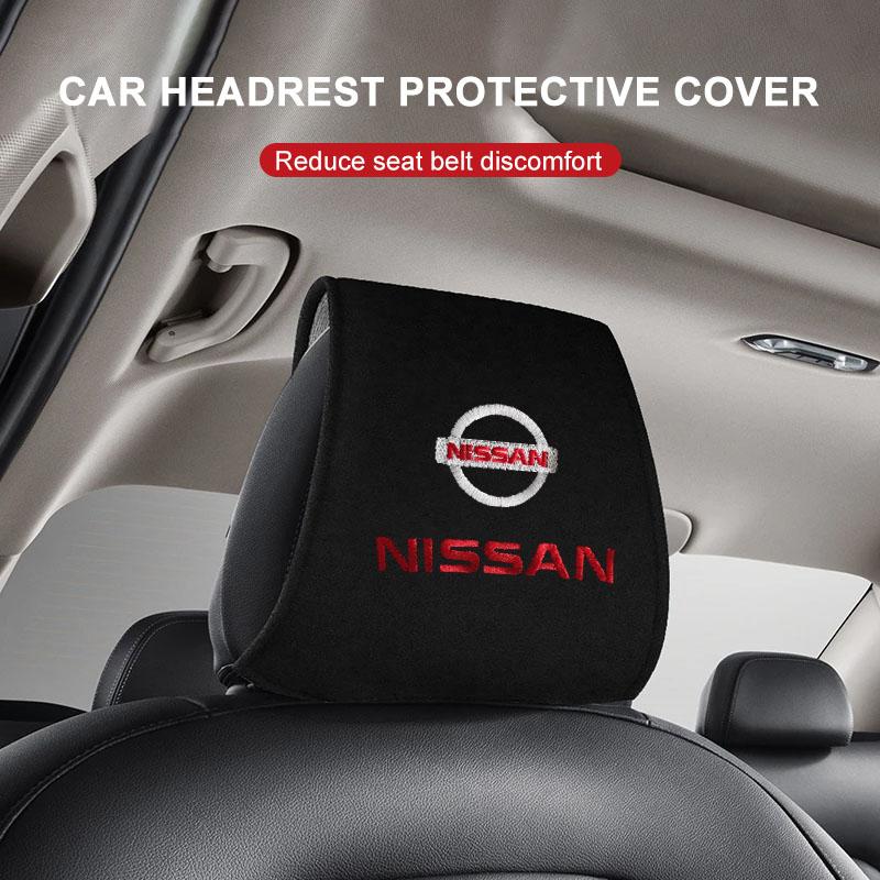 Car Seat Back Headrest Pillow Storage Bag Dustproof Cover Car Goods For Nissan Nismo Tiida Teana ALTIMA SYLPHY MURANO KICKS QASHQAI