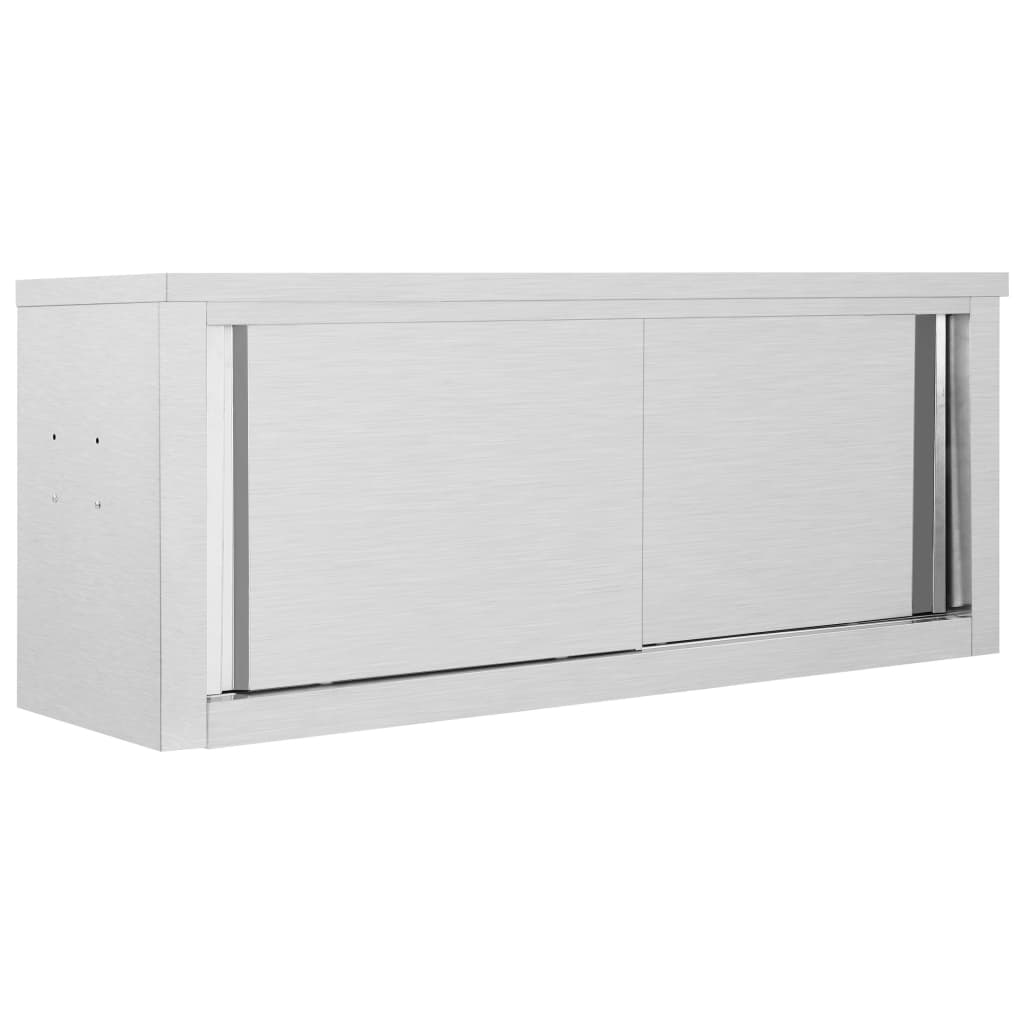 Wall Mounted Cabinet with Sliding Doors