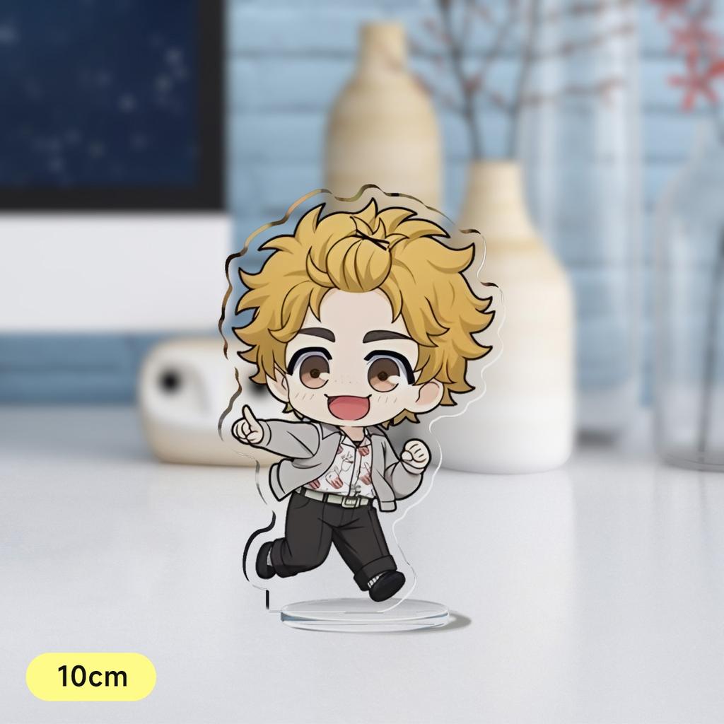 Anime Wind Breaker 10cm Acrylic Stand Sakura Haruka Yukai Akihiko Su Fang Q Version Mini Figure Model Plate Gift