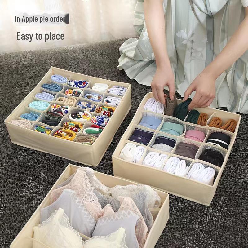 Waterproof Foldable Desktop Storage Box for Underwear and Socks