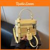Texture Single Woven Shoulder Crossbody Bag Solid Color Handbag Fashion Women