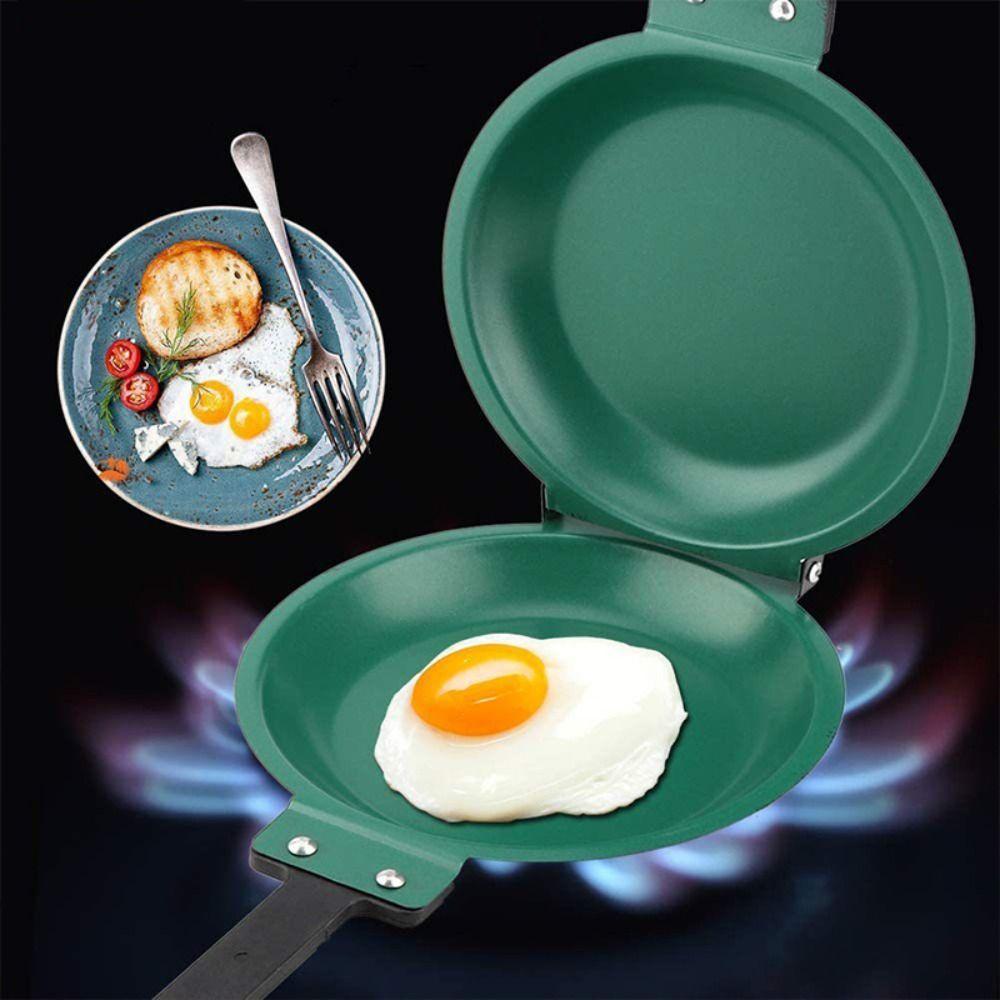 Non-stick Flip Frying Pan with Long Handle Muffin Pan Kitchen Utensils Pancake Maker  Breakfast