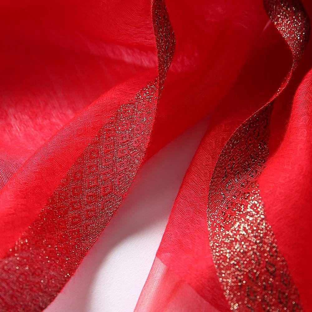 Used ANMIDA Large Silk Stole, Spring/Summer, For Summer Use, Can Be Worn as a Cover-up, Wedding, Shawl, For Air Conditioning Protection, UV, UV Cut,