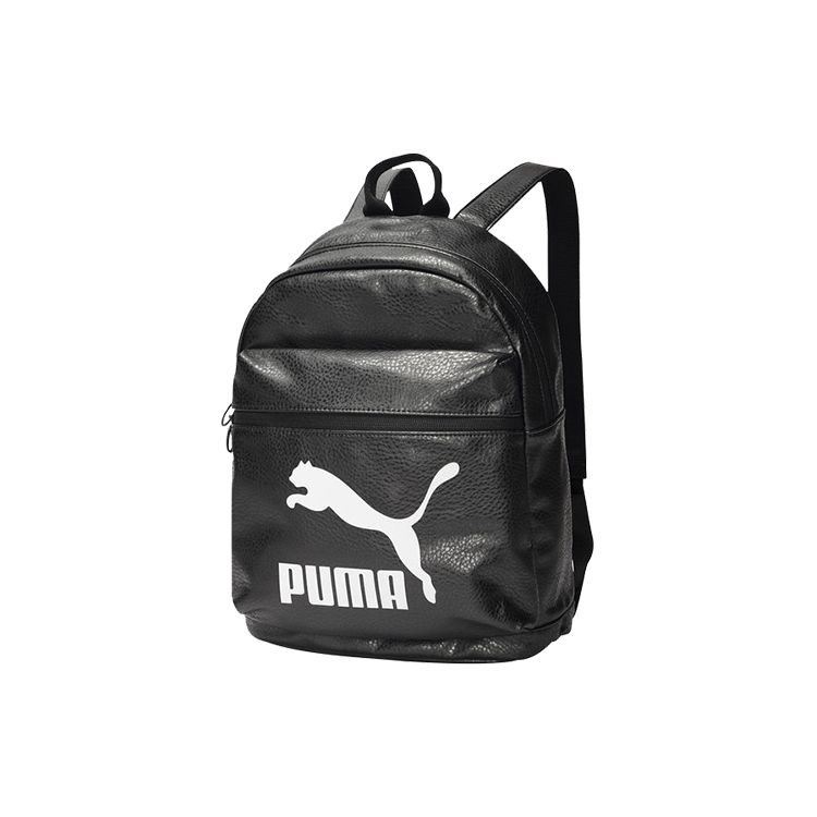 Puma Large Logo Casual PU Backpack Women Backpack Black 075164-03 Black 11290₽