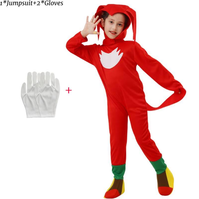 Blue Sonic Hedgehog Costume For Carnival Party Super Speed Kid's Cosplay Outfit
