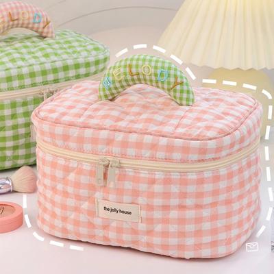 Neue Make-up-Tasche mit großem Fassungsvermögen Reise-Organizer hohe Schönheit Kosmetiktasche Koreanisch niedlich tragbare Aufbewahrungstasche Reiseutensilien