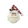 Christmas Tree Hanging Ornament Knitted Santa Claus Doll Fabric Decor for Home Fireplace Party Scene Decoration Arrangement