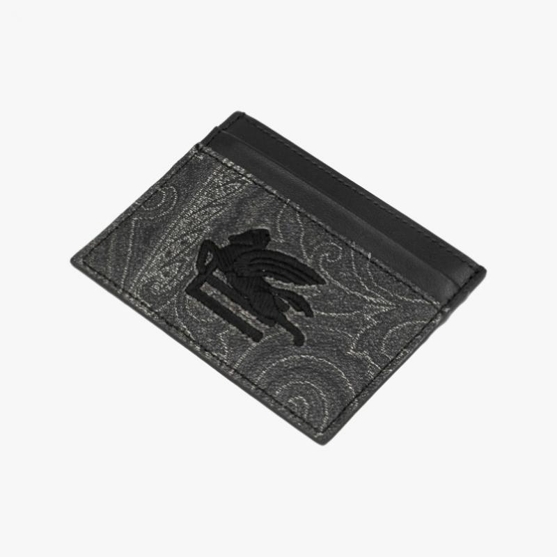 Etro Paisley Jacquard Pegasus Kortplånbok Mp2e0001aa012