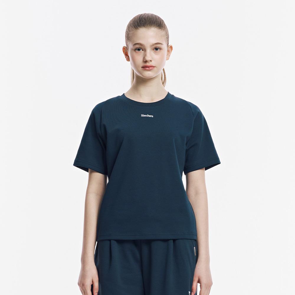 Skechers Women'S Double Knit Short Sleeve T-Shirt_Sl3Wtcfm042