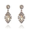 AUGUST ALICE Antique Bold Champagne Glow Crystal Earrings