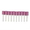 10pcs 12mm Cylinder Abrasive Mounted Stone Rotary Tool Grinding Head Polishing Grinder Drill Rotary Power Tools