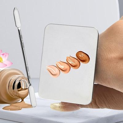 Stainless Steel Nail & Makeup Ring Palette Set