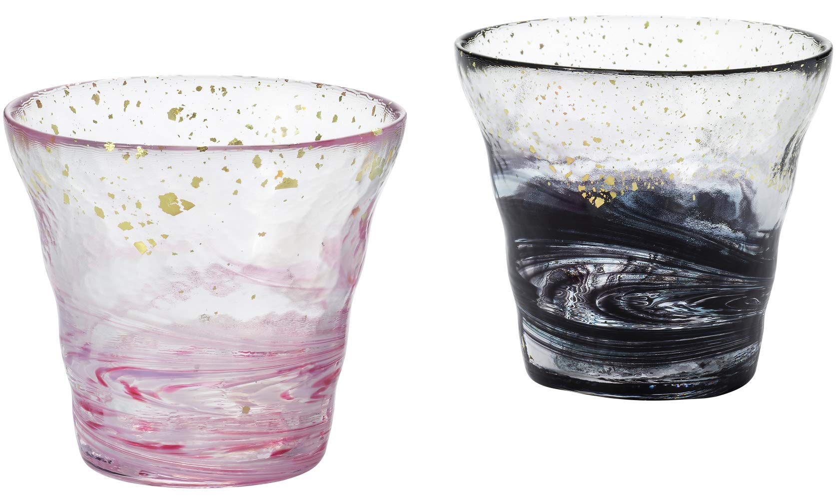 

Набор из 2-х стаканов для виски и сётю ADERIA Tsugaru Vidro Ice Flower с золотой краской в подарочной упаковке Сделано в Японии FS71589 Стильный подарок на Женский день