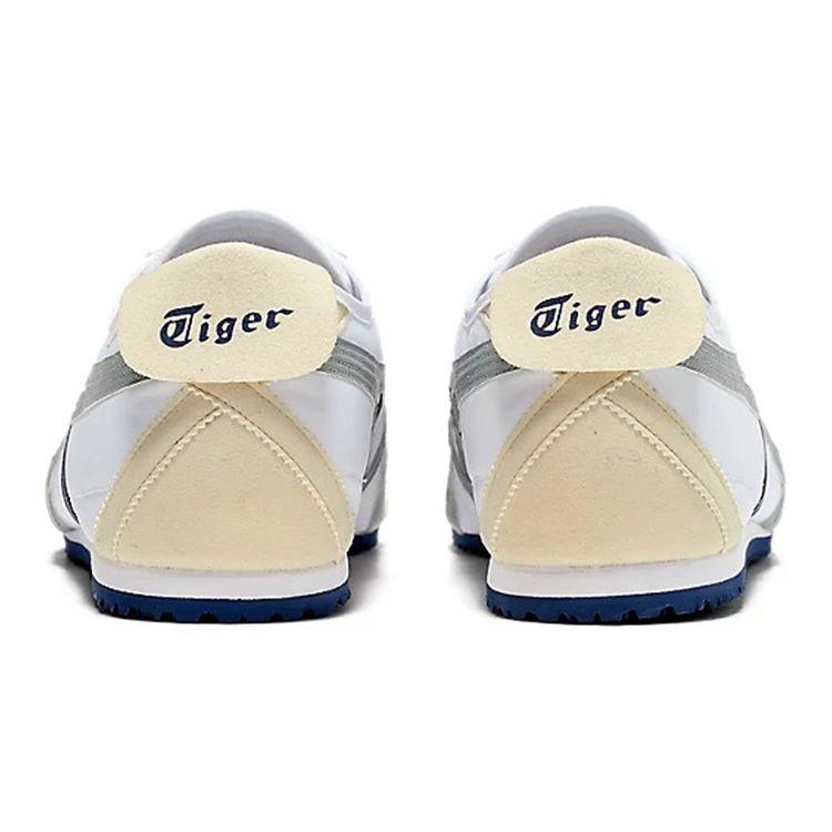 ONITSUKA TIGER Mexico 66 Comfortable Versatile Durable Lightweight Low-Top Casual Running Shoes Unisex Sneaker White Gray Blue 1183C081-100