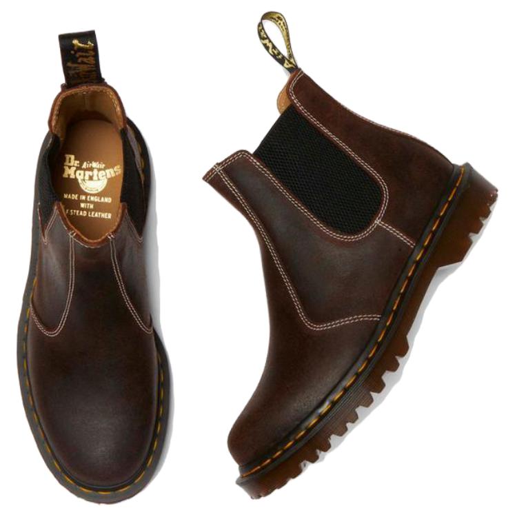 Dr. Martens Chelsea Boots Comfortable Versatile Short Unisex boots Brown 31860749