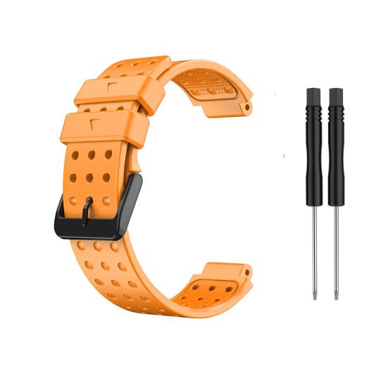 Watch Band Soft Silicone 20mm Watchband Wrist Strap Replacement  for Garmin Approach S20/Forerunner 220 230 235 630 620 735
