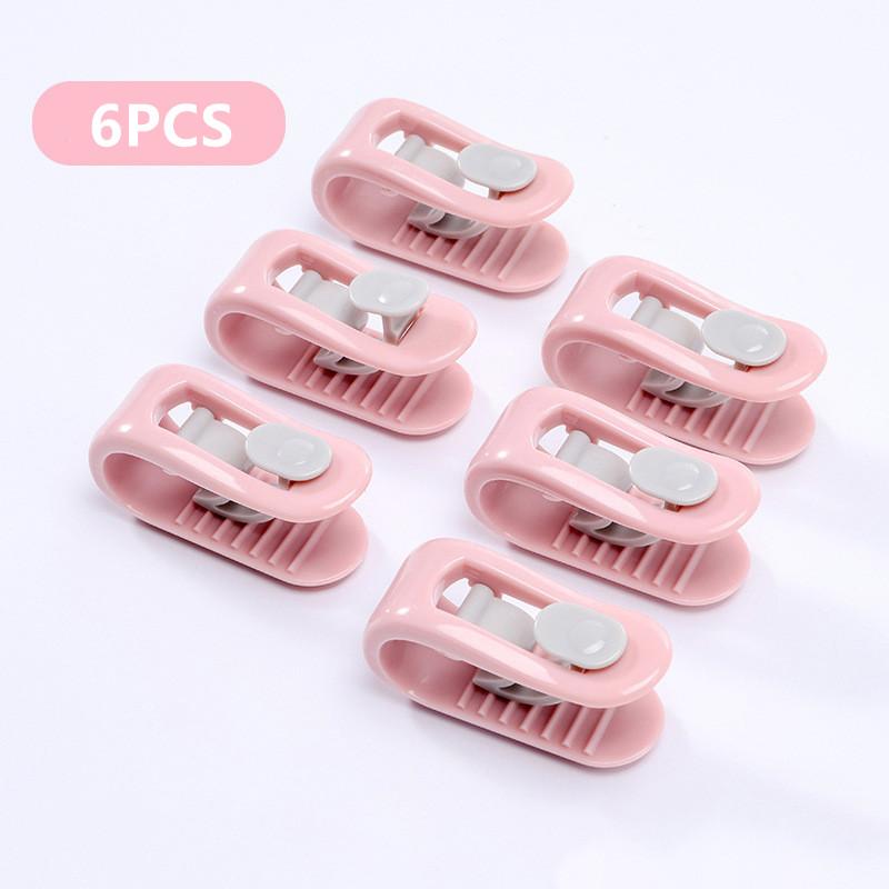 6PCS Bedroom Bed Sheet Clips Quilt Holder Non-slip Quilt Blanket Clip Curtain Blankets Quilt Cover Clip Fastener Fixer Device