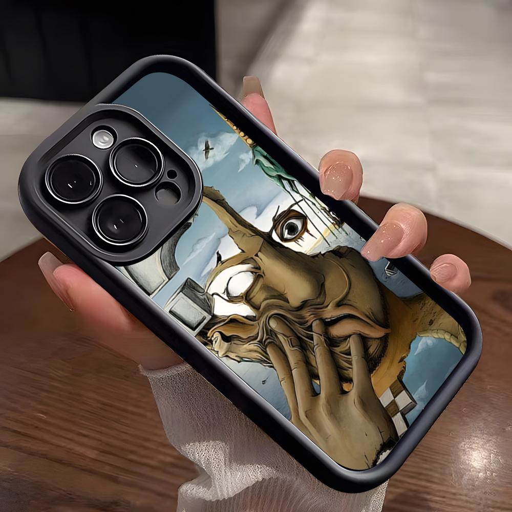 Salvador Dali Art Phone Case For IPhone 17 Pro Max 15 Pro 16 14 Plus 12 13 Mini 11 Pro Shockproof Soft Cover