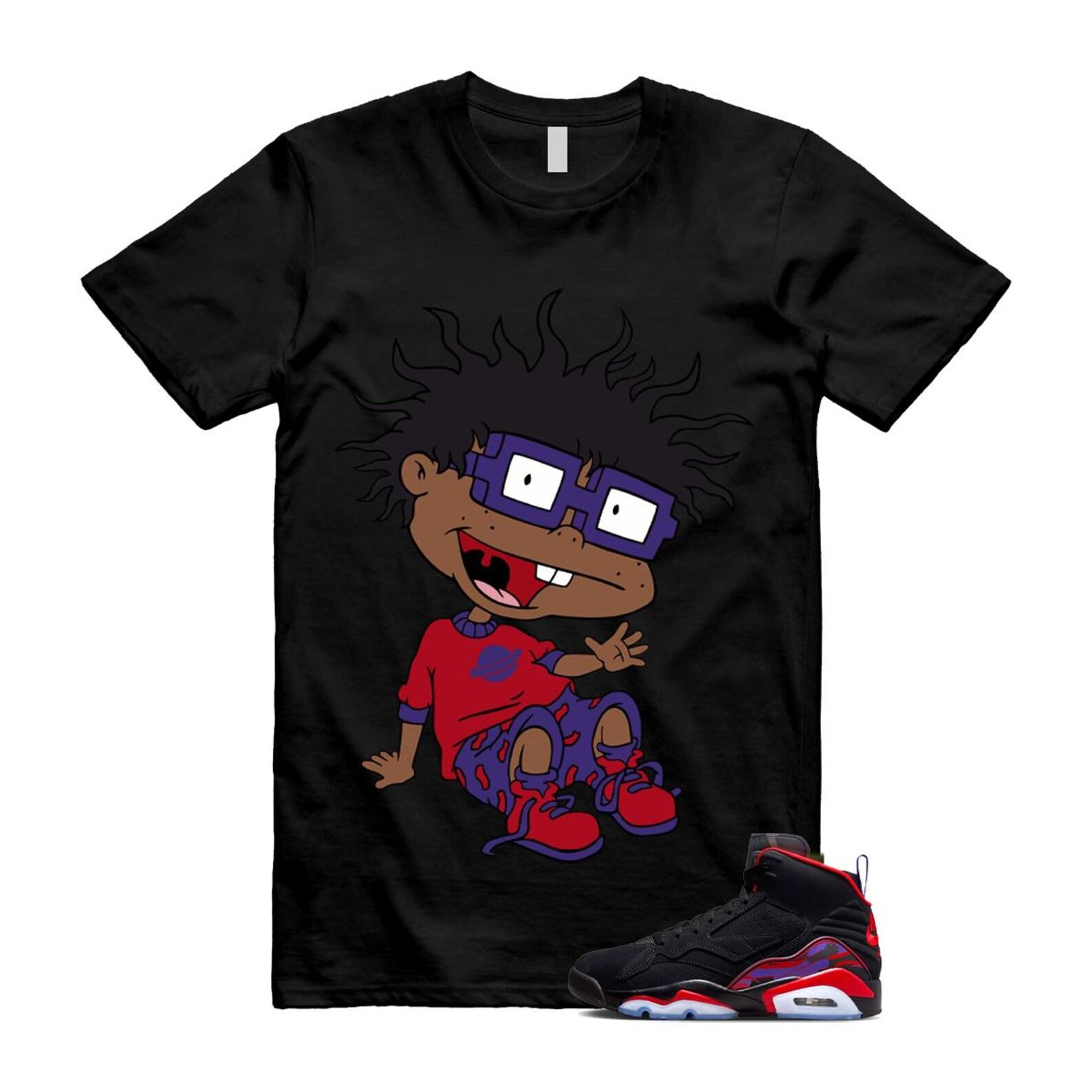 MVP Raptors 678 Black Red Purple T Shirt Match FINSTER L
