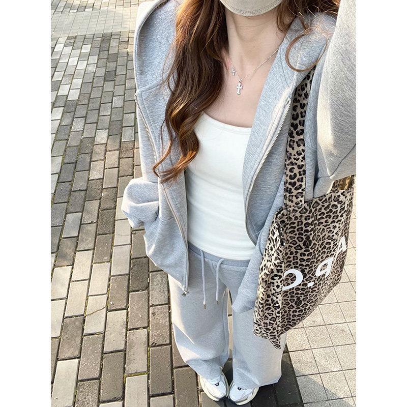 Women's Slim Fit Long Sleeve White T-shirt - Cotton/Ribbed Velour Base Layer for Autumn/Winter (260g/270g)