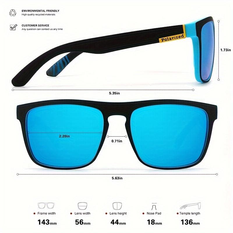 1pcs Lightweight Polarized Sunglasses for Men and Women Retro UV Protection Driving Sunglasses