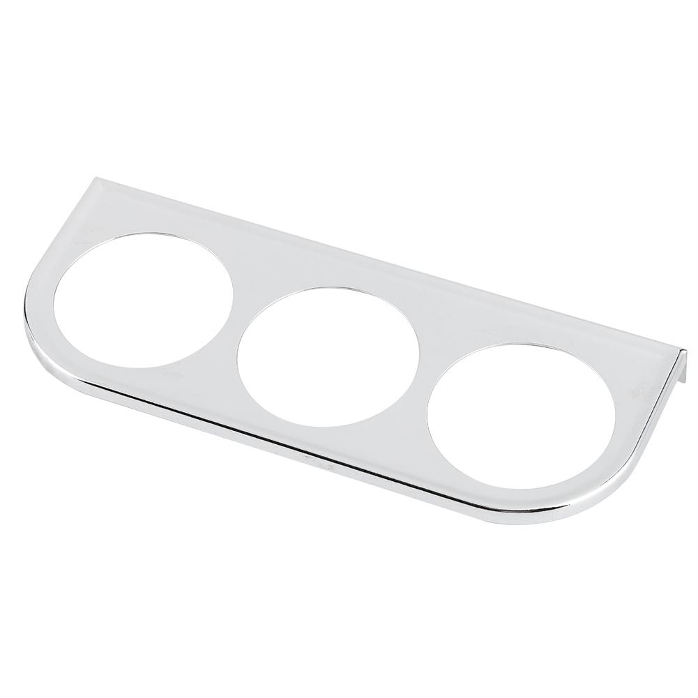 52mm/2in 3-Hole Triple Instrument Panel   Gauge Mounting Bracket Car Dashboard Meter Iron Holder