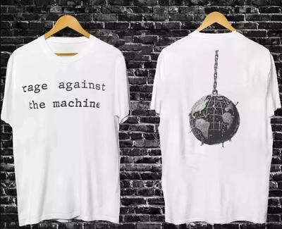 Rage Against The Machine Typewriter Concert T-shirt, Size S-4XL