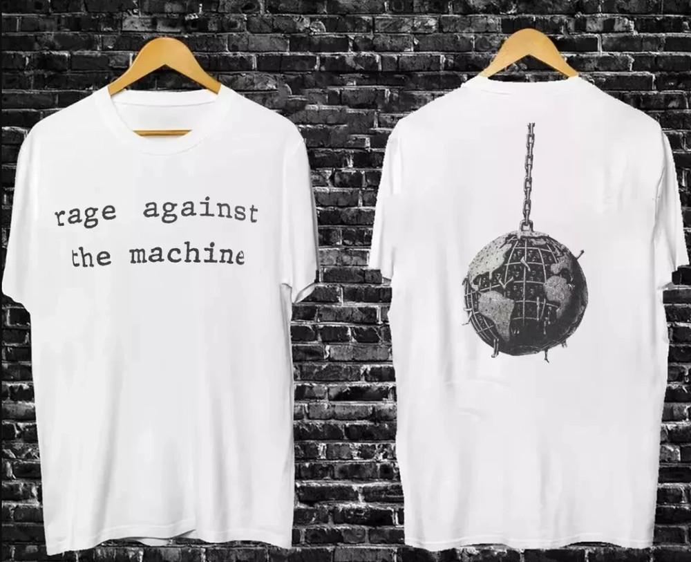 

Rage Against The Machine Typewriter Concert T-shirt, size S-4XL XL
