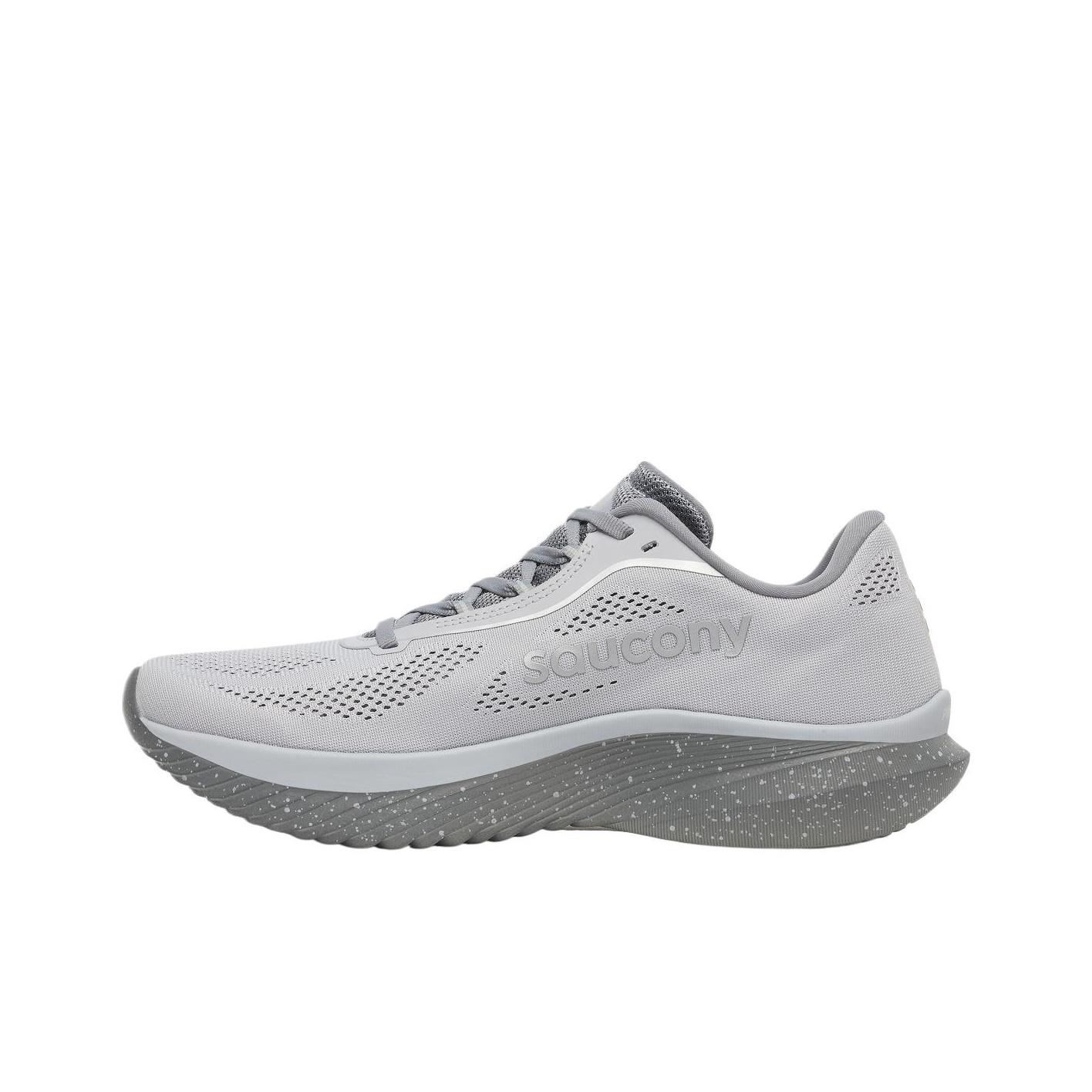 Saucony Kinvara 15 Comfortabel Veelzijdig Duurzaam Ademend Laag Uitgesneden Trainings Hardloopschoenen Heren sneaker Cloud-Asgrijs S20967-122 42 white