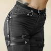 Women Sexy Leg Harness Leather Lingerie Bondage Garter Belt Gothic Clothing Erotic Lingerie Suspenders Bodysuit