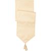 Cleib Herringbone Water-Repellent Table Runner, 25x180cm, Beige, FS006