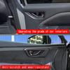 LHD RHD For Subaru Forester 2024 2025 2026 ABS Carbonfiber Black Car Inner Door Handle Door Bowl Cap Covers Interior Accessories