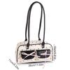Sweet Bow Ribbon Shoulder Bag Korean Style Y2k Armpit Bag Trendy French Stick Underarm Bag  Handbag