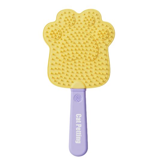 

Удаление шерсти животных Мягкая нежная щетка для ухода за кошками Двусторонняя ловушка для выпавшей шерсти Удаляет ворс с мебели одежды дивана ковра