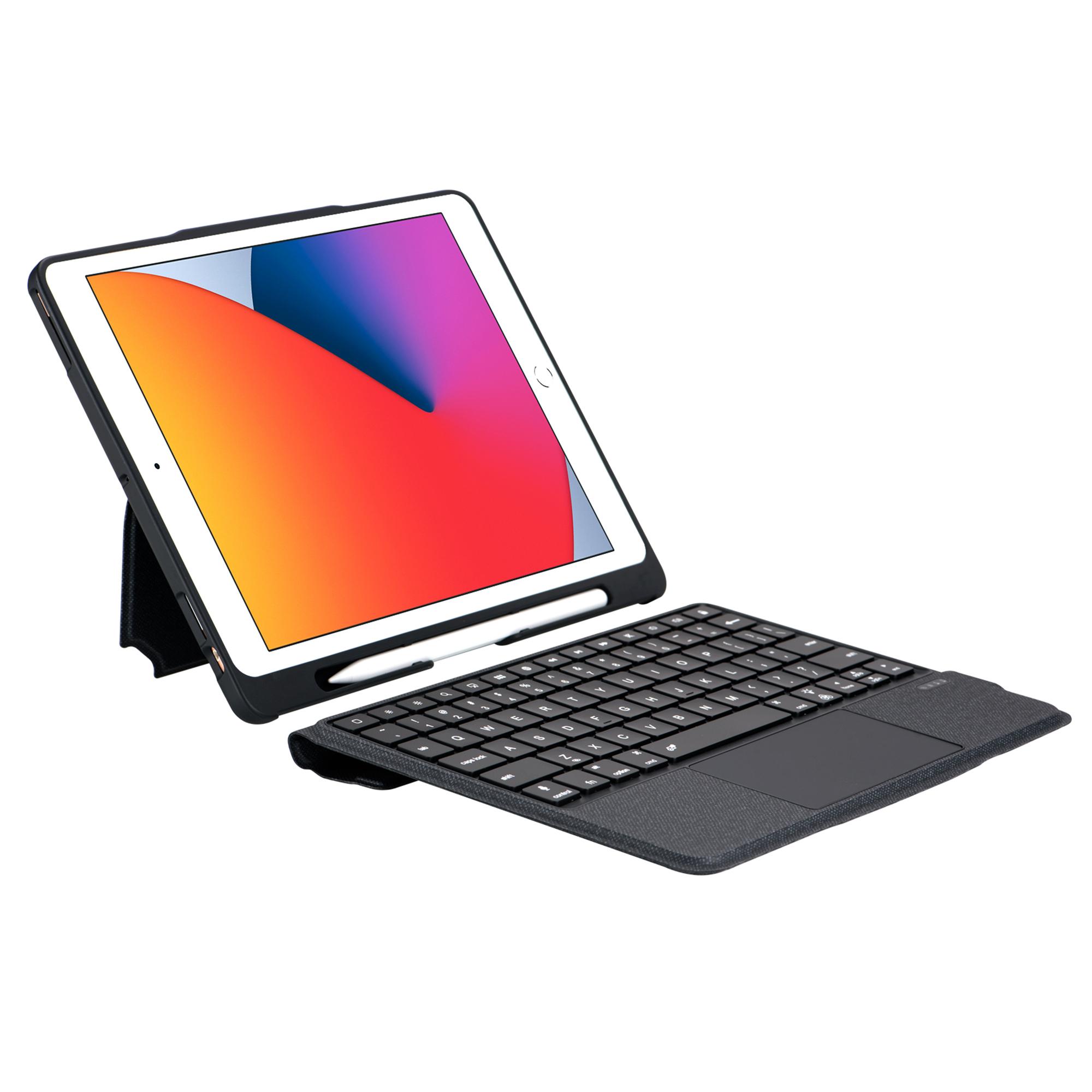 

T5306D-3 For iPad 10.2 (2021)/(2020)/(2019)/Pro 10.5-inch (2017) Bluetooth-compatible Keyboard Case Leather Protective Cover Backlit Keyboard A