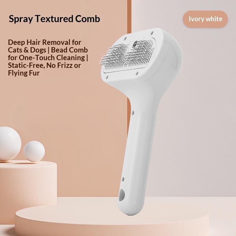 ABS Material Steam Anti-Fly Fur Pet Grooming Comb Rechargeable Water Sprayer Deshedding Massage Accessory Household