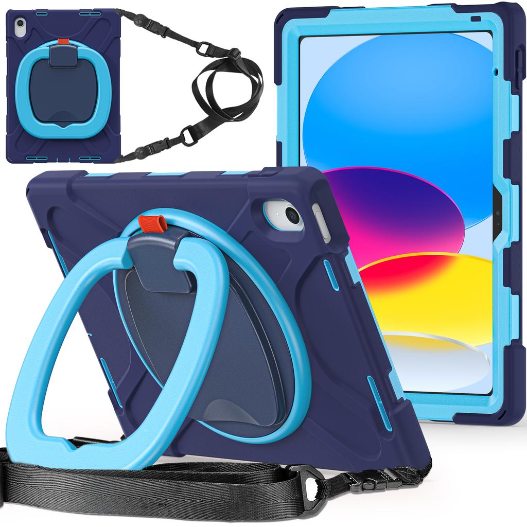 Armor Case Universal for IPad 2025 A16 11th 10.9 2022 10th Gen. A3354 A3355 A3356 A2757 A2777 A2696 Rotating Stand Hybrid Cover