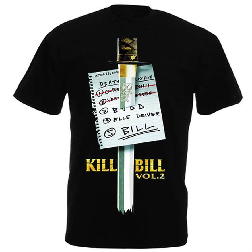 Kill Bill Vol 2 By Quentin Tarantino Uma Thurman Movie T Shirt Short Sleeve 100 Cotton Casual Tshirts Loose Top Size S3XL S