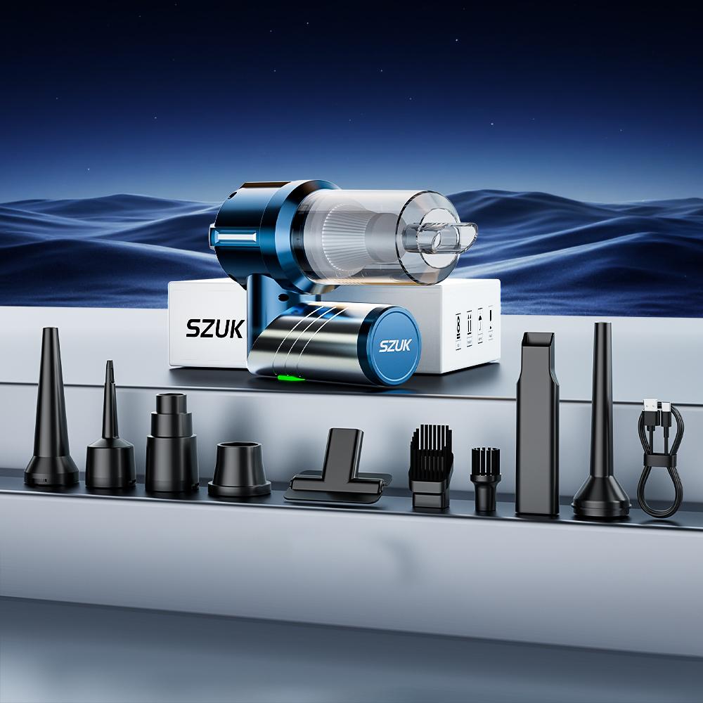 SZUK 6000mAh Car Vacuum Cleaner Powerful Portable Vacuum Cleaner Mini Vacuum Cleaner Air Blower 2026 New Wireless Car Cleaner Max