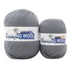 Wool Yarn Hand-Knitted Sweater Scarf Hat - Pure Color Four-Strand Yarn Ball