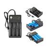 Fast USB Smart Battery Charger Suitable for Rechargeable 18650 Lithium-ion and IMR Batteries 3.7V Battery USB Charging Seat USB Three-slot Chargin