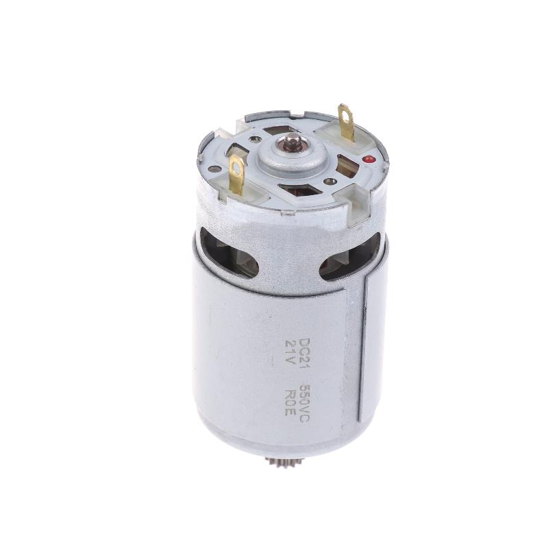 21V 14 Dişli Mikro Dc Motor Rs 550 28000Rpm Mini Şarjlı El Testeresi Motoru Zincirli Testere