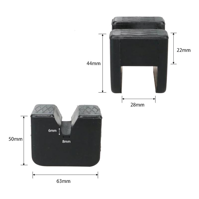 1pc Car Lift Jack Stand Rubber Pads Floor Jack Pad Adapters Stands Mat Frame Rail Adapter Car Jacks Lifting Car Repair Tools