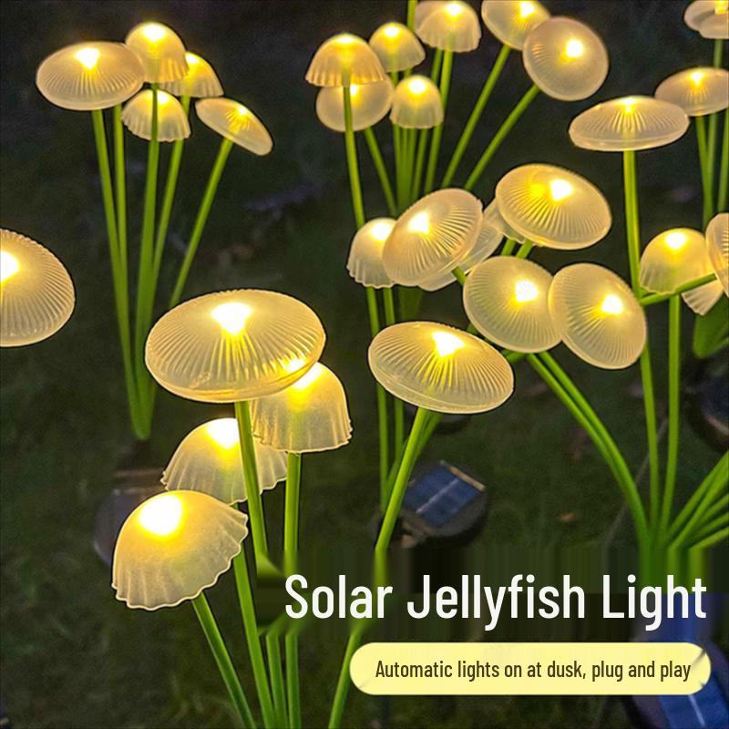 LED Solar Dandelion & Jellyfish Garden Lights