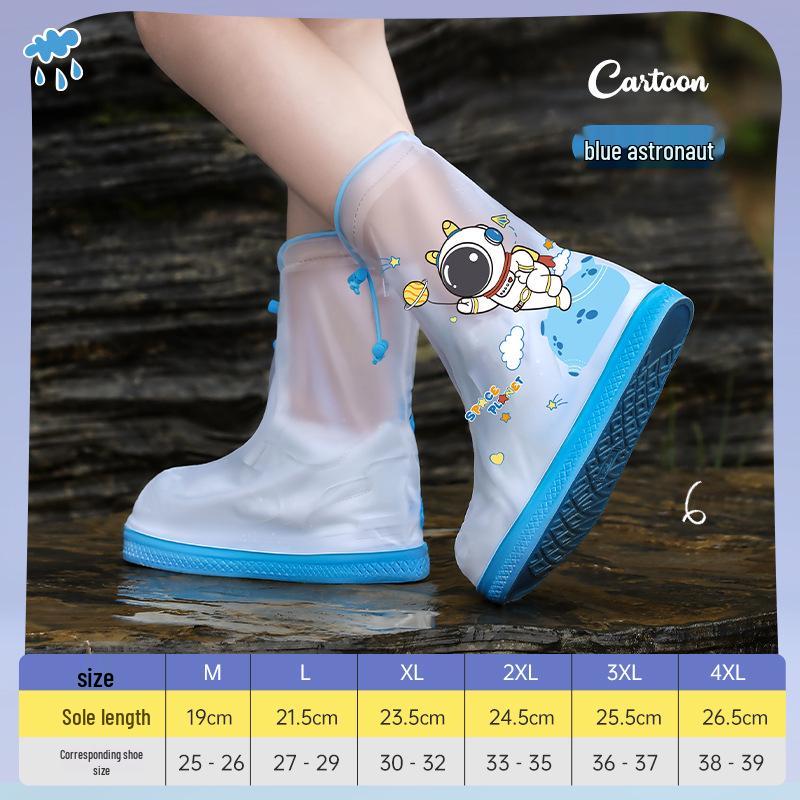 

Водонепроницаемые нескользящие бахилы Mei Kids для мальчиков и девочек - Прочные, утолщенные бахилы. L (Shoe Size 27-29)