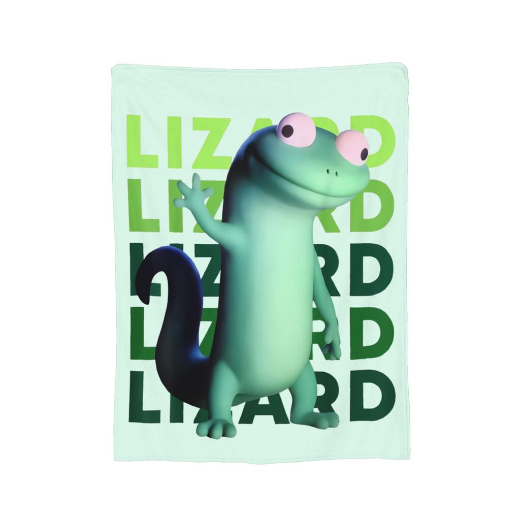 Hoppers Cute Tom Lizard Retro Blankets Flannel Throw Blankets Bedroom Sofa Decoration Ultra-Soft Warm Bedsprea ,