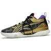 Li Ning Flash 8 Comfortable Performance Non-Slip Wear-Resistant Lightweight Low-Top Basketball Shoes Men Sneakers Black Gold ABAS015-5