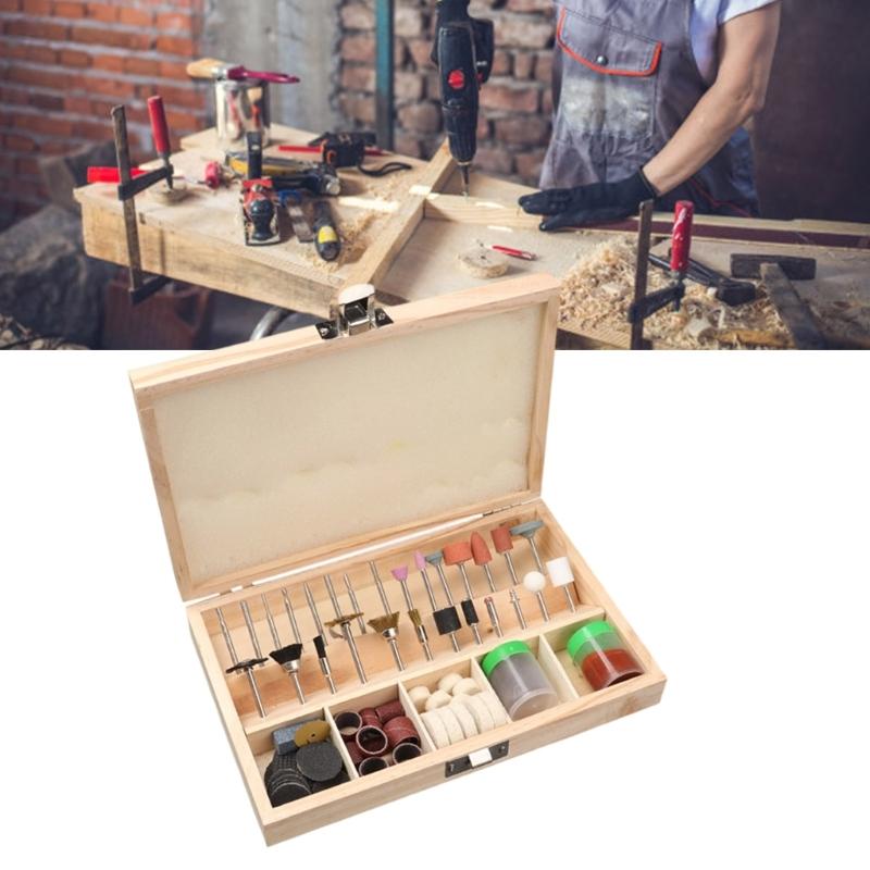 Professional Woodworking Rotary Tool Set 100pc Multifunctional Bits For Electric Sculpting Sanding Crafting Engraving