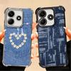 Retro Denim Pattern Soft Phone Case For Xiaomi Poco X7 X8 Pro Max X6 X5 X3 F8 Ultra F7 M8 M7 M5S Redmi 15C 15A 15 14C 13C 12C 13