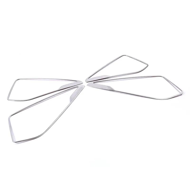 For Hyundai Tucson 2015- Inner Door Speaker Audio Ring Cover Sound Frame Trim Auto Stainless Steel Decorative Sticker